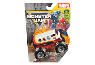 Monster Jam 1:64 Marvel Single Pack Assorted